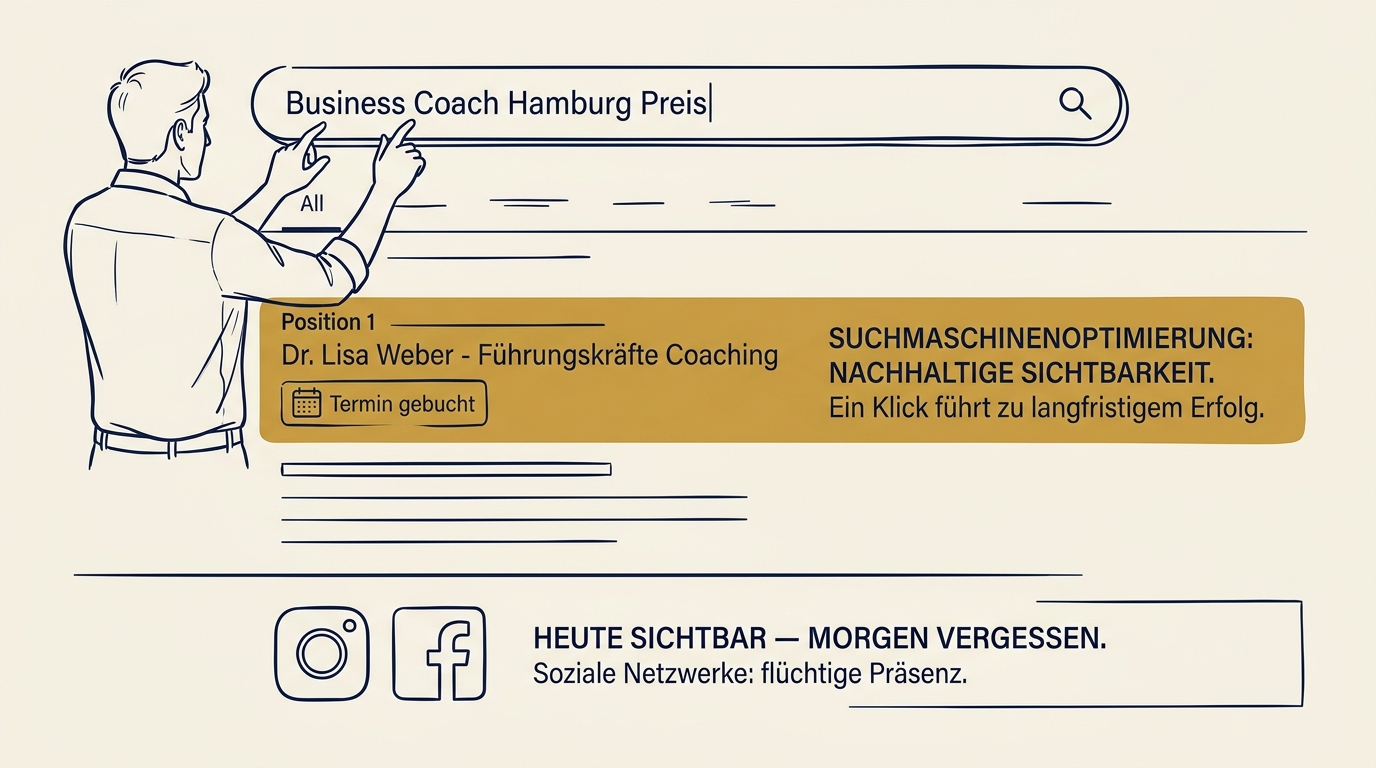 Gefunden werden ohne Ads: Wie SEO für Coaches wirklich funktioniert