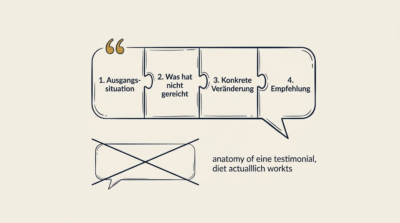 Testimonials, die wirklich wirken: Wie du Kundenstimmen sammelst und einsetzt