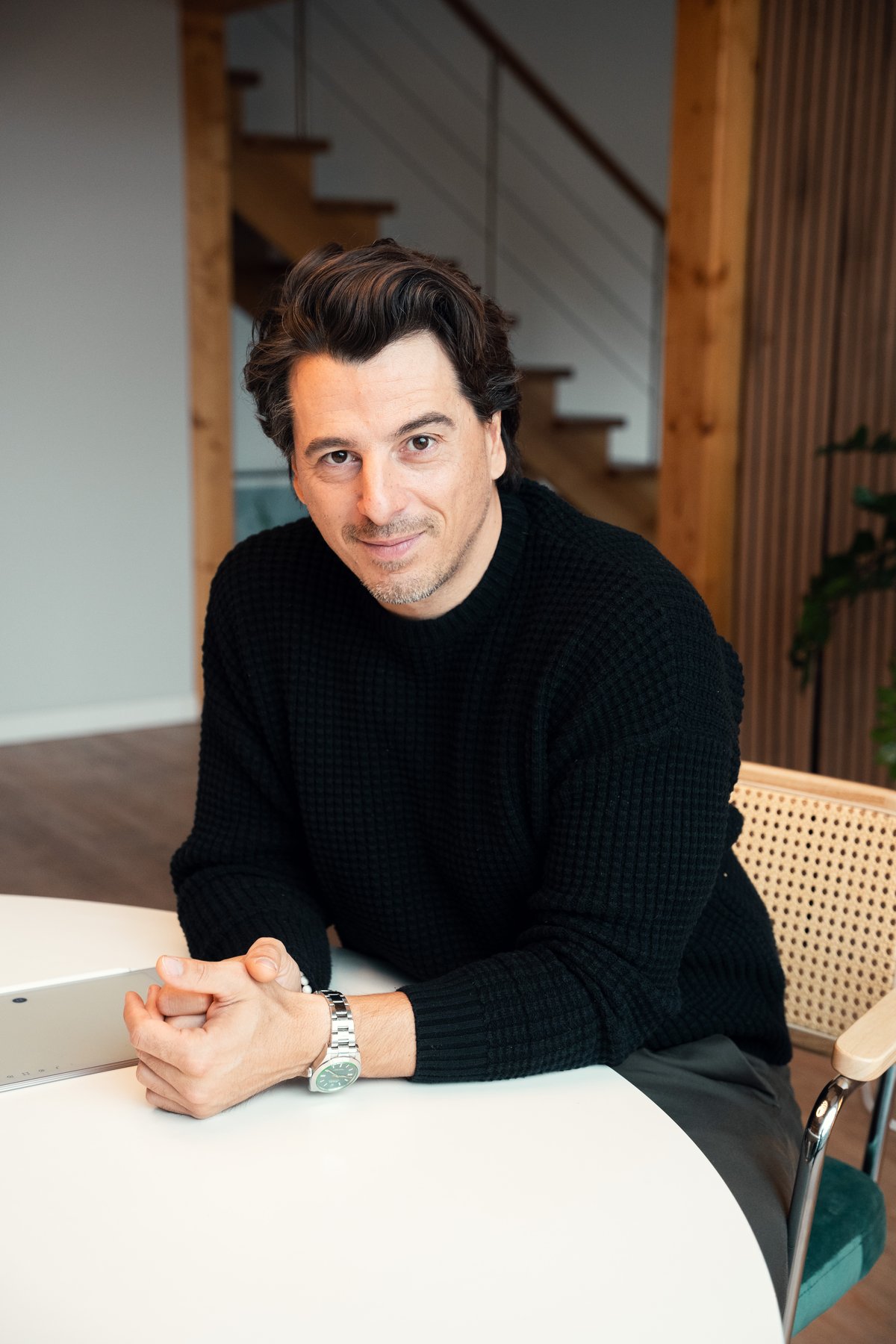 Paul Reis, Gründer von BLUA, im Studio